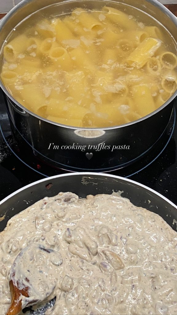 recette pâtes truffes